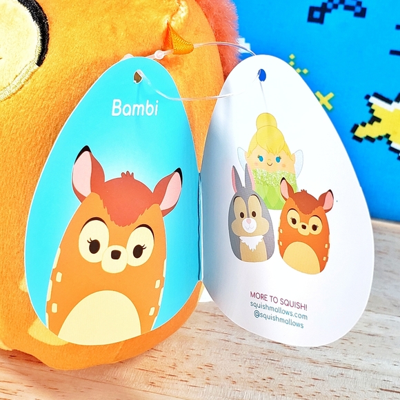 Squishmallow Bambi the Fawn 5" UltraSoft Stuffed Disney Pixar Movie Plush NWT - Picture 11 of 12